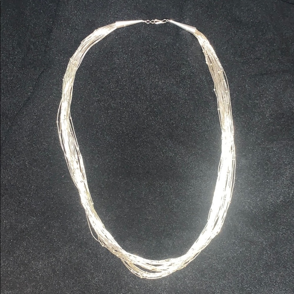 Liquid Silver 31 strands of Sterling silver
